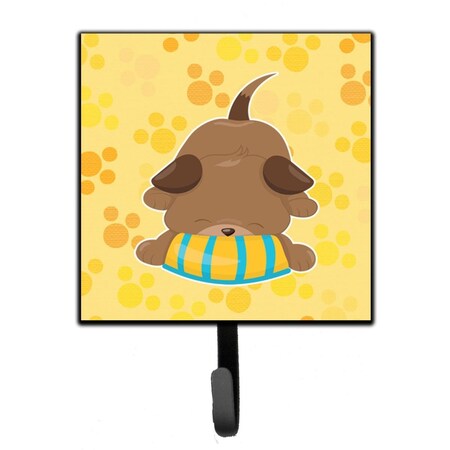 Jensendistributionservices Puppy on Yellow Pawprints Leash or Key Holder MI2088020